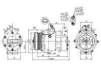 фото thumb №1, Nissens компрессор кондиционера opel astra g, astra