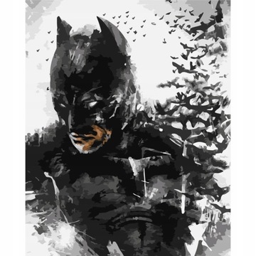 Живопись за номерами для подачи, Batman Black Knight Hero 40x50