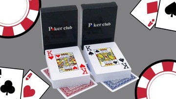ПЛАСТИКОВЫЕ ИГРОВЫЕ КАРТЫ ДЛЯ ПОКЕРА 2 КОЛОДЫ ПРОЧНЫЕ БОЛЬШИЕ ЧИТАЕМЫЕ ТВЕРДЫЕ ЦИФРЫ