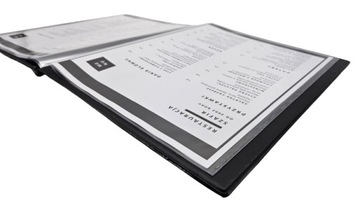 Karta Menu A4 Jadłospis Teczka Karta Dań
