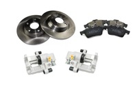 фото thumb №2, Суппорт задняя l+p тормозные диски тормозные колодки volvo v50 s40 ii c30