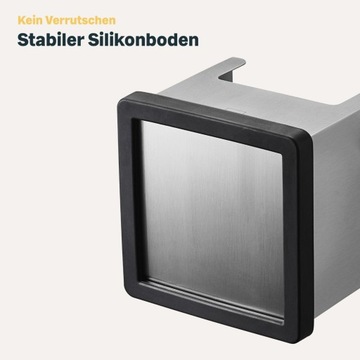 SILBERTHAL Abklopfbehälter für Siebträger Edelstahl - Version 2.0 - Tampers