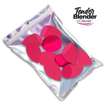 Zestaw Gąbek do Makijażu Podkładu 10 szt. Blender