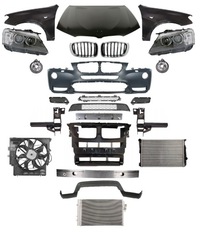 фото thumb №1, X3 f25 10-14 перед капот бампер pas лампа крила