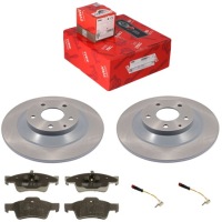 фото thumb №1, Тормозные диски + тормозные колодки тормозные + датчики задняя mercedes gl x164 ml w164 r w251