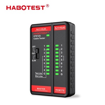 ТЕСТЕР КАБЕЛЕЙ ЛВС RJ11 RJ45 ПОИСК КАБЕЛЬНЫХ ПАР HABOTEST HT812