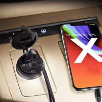 фото thumb №7, Зарядний пристрій woltomierz панель usb qc3.0 + pd usb c швидкі заряджання 63w