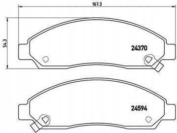 фото thumb №1, Тормозные колодки тормозные chevrolet colorado 04/03- / chevr