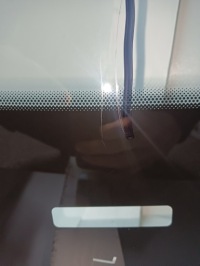 Скло передня tesla model s 2017- камера датчик solar acustic Недорого, фото thumb