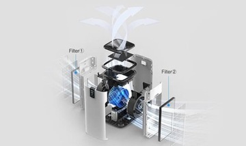 Toshiba CAF-X116XPL oczyszczacz powietrza
