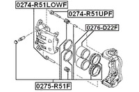 фото thumb №3, Набір ремонтний супорт гальмівний передній nissan pathfinder r51m
