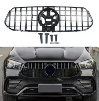Купить Решётка радиатора решётка радиатора mercedes gle w167 v167 lift amg panamericana gt чёрный, фото thumb