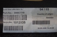 Volvo xc90 рестайлінг  підлога обшивка багажника 39889119 Київ, фото thumb