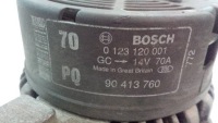 Генератор opel vectra b 1,6 b 0123120001 Доставка, фото thumb