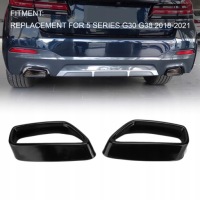 фото thumb №8, Накладки насадки глушителя dla serii 5 g30 g38 2018-2021