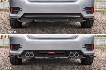 фото thumb №6, Honda civic x sed диффузор накладка бампера задняя