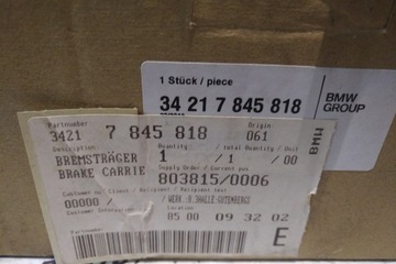 BMW M5 F10 M6 F12 ZACISKI HAMULCOWE TYŁ M-PAKIET