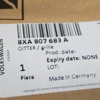 фото thumb №7, Audi a1 8x s-line передня частина бампер lower решітка center 8xa807683a