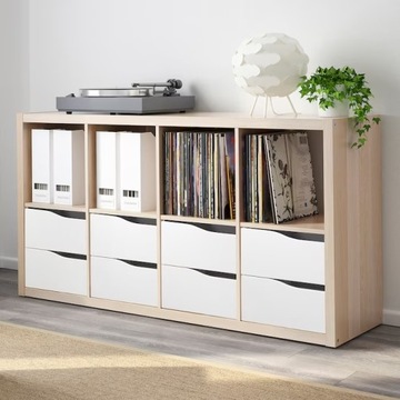 Вставка ИКЕА с 2 ящиками КАЛЛАКС 33х33см БЕЛЫЙ