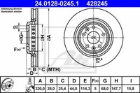фото thumb №3, Тормозные диски тормозные колодки перед ate renault laguna iii