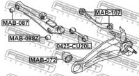 фото thumb №13, Втулка ричаг поперечного заднього dodge caliber jeep patriot compas
