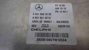 фото thumb №6, Компьютер двигателя mercedes w246 1.8 cdi a6519007600 a6519010601