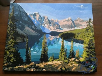 Zestaw do malowanie po numerach iPicasso 40x50 cm na ramie