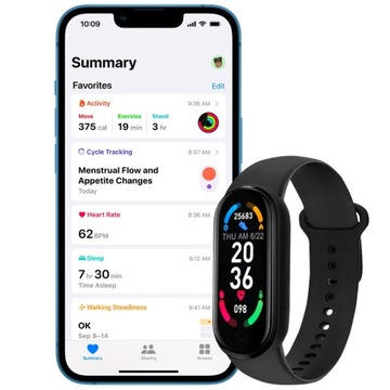 СПОРТИВНЫЙ БРАСЛЕТ SMARTWATCH SMARTBAND M6 6 ПОКОЛЕНИЯ + РЕМЕСЛ