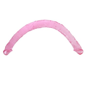 BAILE - SILIKONOWE PODWÓJNE RÓŻOWE DILDO 44.5 CM