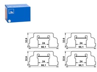 фото thumb №1, Набір монтажний гальмівних колодок перед dacia logan logan mcv sandero renault