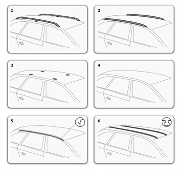 Bagażnik na dach Alu do Ford C-Max II 2010-2019