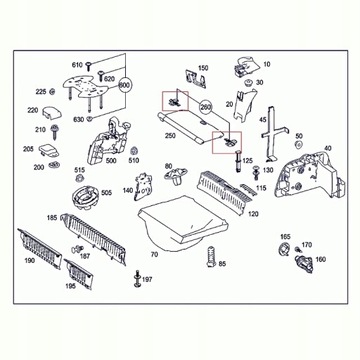 фото thumb №14, Направляющая ползунок ролеты mercedes a-klasa w169 w245