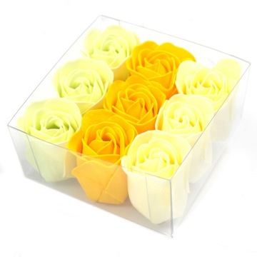 Набор из 9 мыльных цветов - Подарок на женский день Sunny Roses