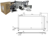 фото thumb №1, Конденсатор радіатор кондиціонера nissens +gratisy