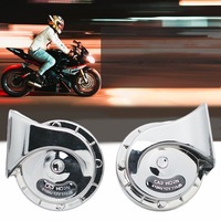 фото thumb №9, Клаксон автомобильный червяк сигнал звуковой dwutonowy 12v 400db серебристый