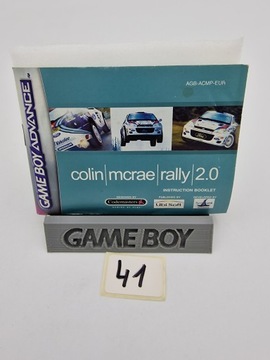 GAME BOY ADVANCE COLIN MCRAE RALLY 2.0 ОРИГИНАЛ
