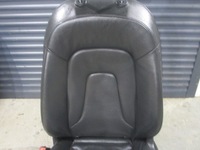 фото thumb №5, Сидіння лівий перед audi a4 b8 шкіра шкіряний чорний