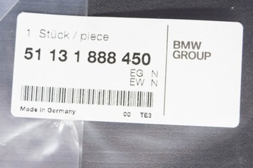 фото thumb №8, Bmw 3 e30 защита номерного знака регистрационный заднего бампера 5113 новая оригинал