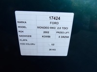 фото thumb №6, Ford mondeo mk3 крышка багажника задняя kombi u2