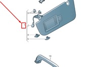 фото thumb №8, Audi q8 4m левая сторона защита солнцезащитная lhd 4m8857551a yw5 nowa ory