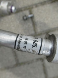 фото thumb №10, Porsche cayenne 7p5 turbo шланг кондиціонера wody 7p0820886b 7p0820885b