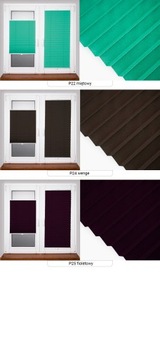 ПЛАСТИ РУЛОНОВЫЕ ЖАЛЮЗИ ПЛИССИОННЫЕ ЖАЛЮЗИ ПЛИС 133x120 см - без сверления
