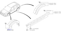 фото thumb №1, Subaru xv молдинг крила правий перед оригінал 2017-
