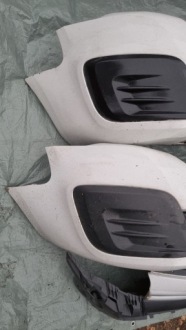 фото thumb №9, Citroen berlingo 2 3 ii iii 2008 lift бампер перед передний решётка радиатора решётка радиатора