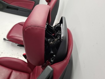 фото thumb №9, Mercedes slk w172 сидіння обшивки червоний