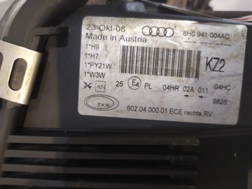 фото thumb №8, Audi a4 b6 cabrio лампа передня права - 15162