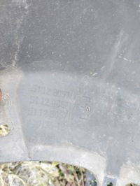 фото thumb №6, Bmw оригинальный номер 51128057175 спойлер накладка