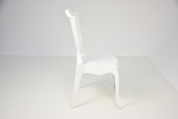 GLAMOUR zestaw 4 krzesła i stół 80x120/160 CZARNY