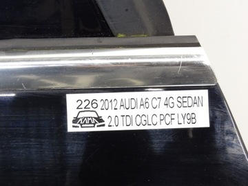 фото thumb №13, Дверь левая левый зад задние audi a6 c7 4g sedan ly9b