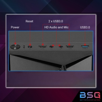 BSG Striker Komputer Gamingowy Do Gier I7 16GB 512SSD NVIDIA RTX 3050 Win10